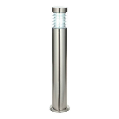 Luminosa Equinox Outdoor Coastal Bollard Light Marine Grade Stainless Steel IP44, E27