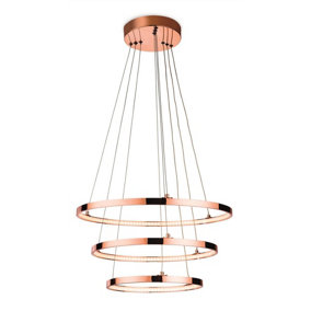 Luminosa Esprit Integrated LED Ceiling Pendant Copper