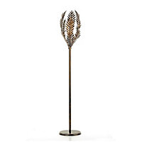 Luminosa Felce Feather Floor Lamp, Bronze