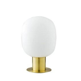 Luminosa Fellini Globe Table Lamp, Gold, Gold, E27