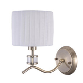 Luminosa Ferlena Classic 1 Light Wall Lamp with Shade, E14