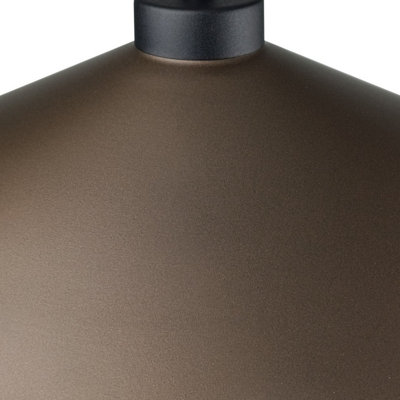 Luminosa Ferro Dome Pendant Ceiling Light Brown, Green 1x E27