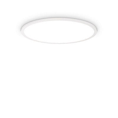 Luminosa Fly Slim 60cm LED Flush Ceiling Light White 2700K IP40