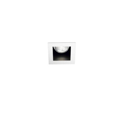 Luminosa Funky 1 Light Recessed Spotlight White, GU10
