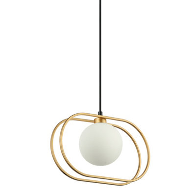 Luminosa Grosetta Modern 1 Light Globe Pendant Ceiling Light, G9