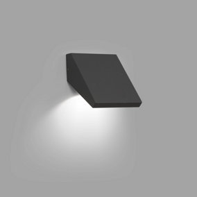 Luminosa Guiza Outdoor LED Dark Grey Wall Downlight 10W 3000K IP65