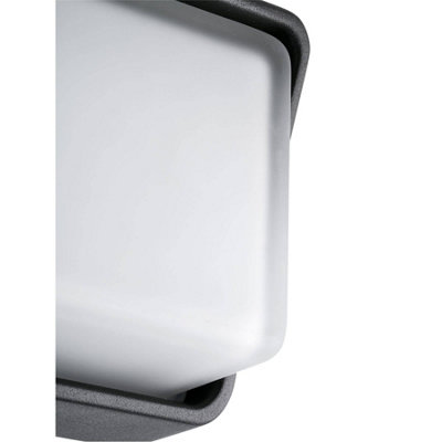 Luminosa Half LED Outdoor Wall Light White, Dark Grey IP65