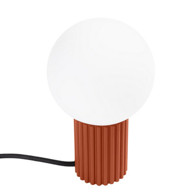 Luminosa Halo Globe Table Lamp Red Ochre 1x G9