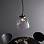 Luminosa Hansen Grand Dome Ceiling Pendant Brushed Silver Paint