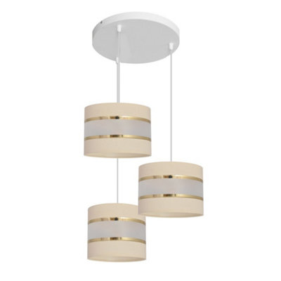 Gold cluster deals pendant light