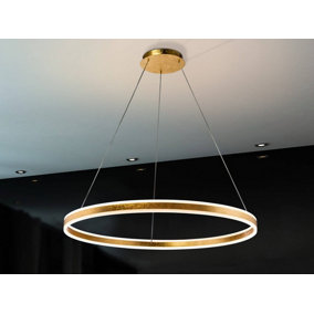 Luminosa Helia Integrated LED Ceiling Pendant Gold