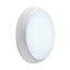 Luminosa Hero 18W LED Round Flush Light Gloss White, IP65