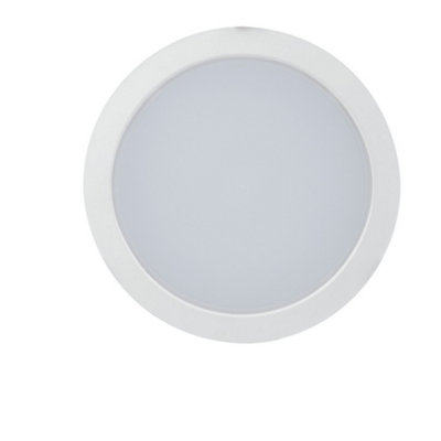 Luminosa HORUS LED Recessed Downlight White 2200lm 4000K Dimmable 23x6cm