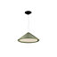 Luminosa Hue 3 Light Small Dome Ceiling Pendant Olive green, E27