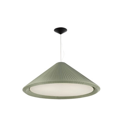 Luminosa Hue 4 Light Large Dome Ceiling Pendant Olive green, E27