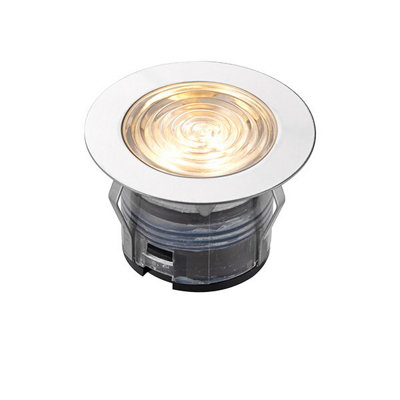 Luminosa Ikonpro Cct LED 10 Light Outdoor Recessed Light Kit Polished Stainless Steel, Clear IP67