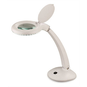 Luminosa Integrated LED Magnifying Table Light White
