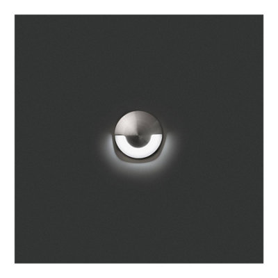 Luminosa Kane LED Recessed Outdoor Ground Light Matt Nickel IP67 - One Direction