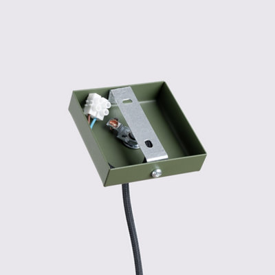 Luminosa Karbon Minimalist Pendant Lamp Olive Green