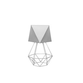 Luminosa Karo+Adamant Table Lamp Grey 24cm