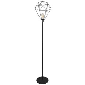 Luminosa Karo Floor Lamp Black 35cm