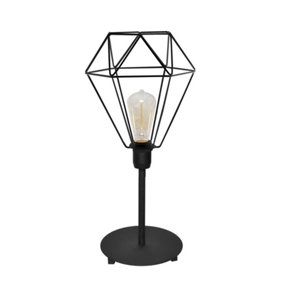 Luminosa Karo Table Lamp Black 24cm