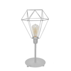 Luminosa Karo Table Lamp Grey 24cm