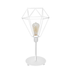 Luminosa Karo Table Lamp White 24cm