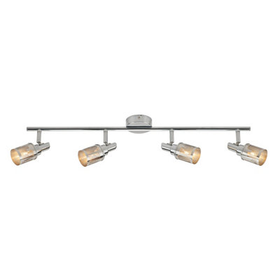 Luminosa Kastor Modern 4 Light Ceiling Spotlight Bar, G9
