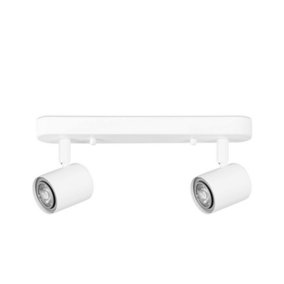 Luminosa Keeper Double Twin Adjustable Spotlight GU10 White