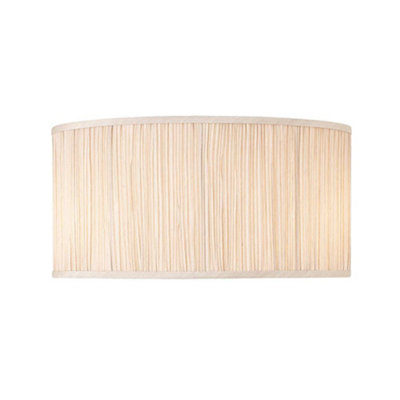 Luminosa Kemp Eighteen Inch Beige Organza Two Light Shade, E14 DIY at B&Q