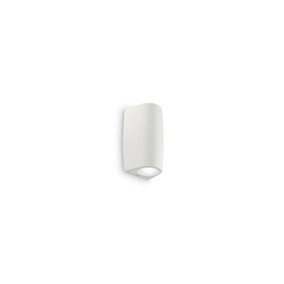 Luminosa Keope  LED 2 Light Outdoor Small Up Down Wall Light White IP55, GU10