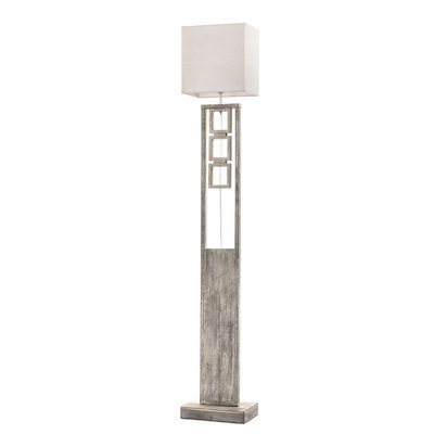 Luminosa Kisar Floor Lamp with Shade White