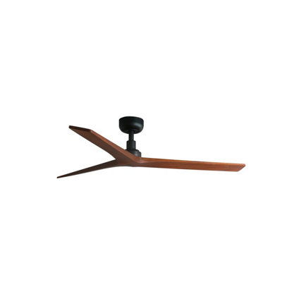 Luminosa Klim Medium Black, Walnut DC Ceiling Fan 6 Speed