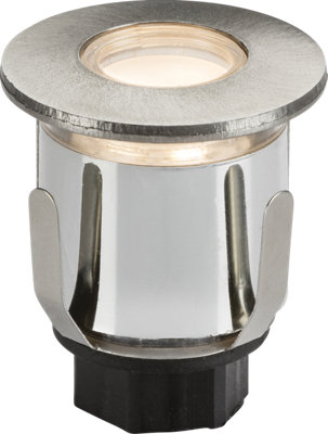 Luminosa Knightsbridge 230V IP65 0.6W LED Mini Ground Light comes with three Interchangeable Heads - 3000K - LEDM06WW