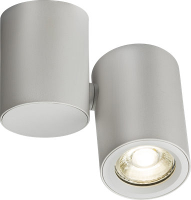 Luminosa Knightsbridge Dee Single Surface Adjustable Round Spotlight White - DEA1TRW