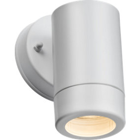 Luminosa Knightsbridge EAMON - 230V IP54 GU10 Polycarbonate Single Wall light - White - EA1W