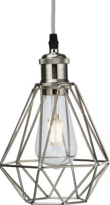 Luminosa Knightsbridge Pendant Cage - Brushed Chrome - CAG1BC