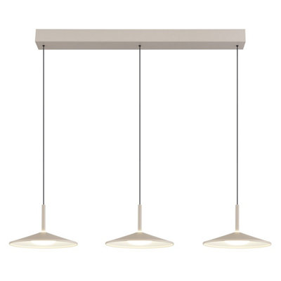 Luminosa Lampone Bar Pendant Ceiling Light Sand LED 4000K