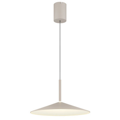 Luminosa Lampone Dome Pendant Ceiling Light Sand LED 4000K