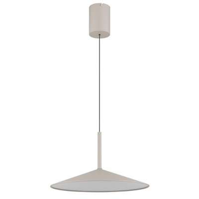 Luminosa Lampone Dome Pendant Ceiling Light Sand LED 4000K