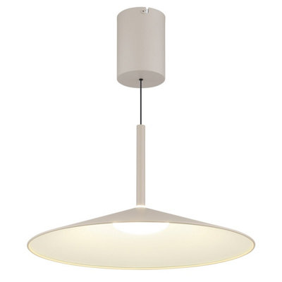 Luminosa Lampone Dome Pendant Ceiling Light Sand LED 4000K