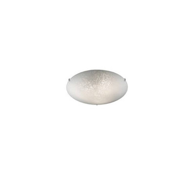 Luminosa Lana  3 Light Large Ceiling Flush Light Chrome, E27