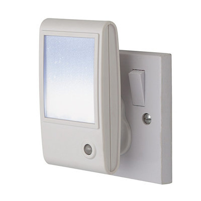 Luminosa LED 1 Light Sparkle Night Light White, White