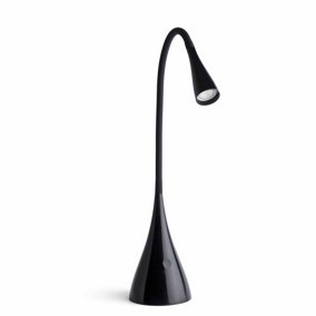 Luminosa Lena LED Dimmable Desk Touch Lamp Black