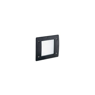 Luminosa Leti LED 1 Light Square Outdoor Recessed Light Black IP66