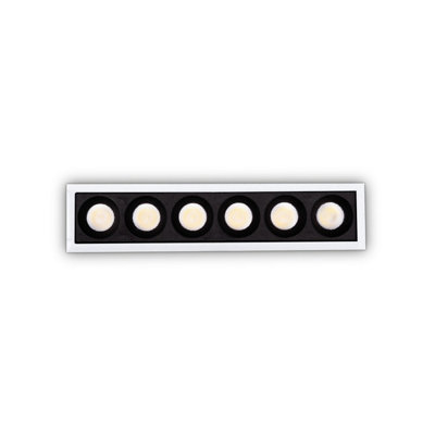 Luminosa Lika 20W 6x LED Recessed Downlight White 3000K