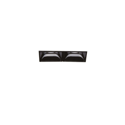 Luminosa Lika 6W 2x LED Recessed Downlight Black 2700K