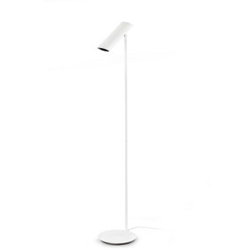 Luminosa Link 1 Light Adjustable Floor Lamp White, GU10