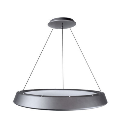Luminosa Lizer LED Pendant Light 36W 2192Lm 3000K Grey